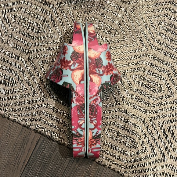 Melissa Flamingo Slide Sandals Beach Tropical. Size 8. - Picture 4 of 5